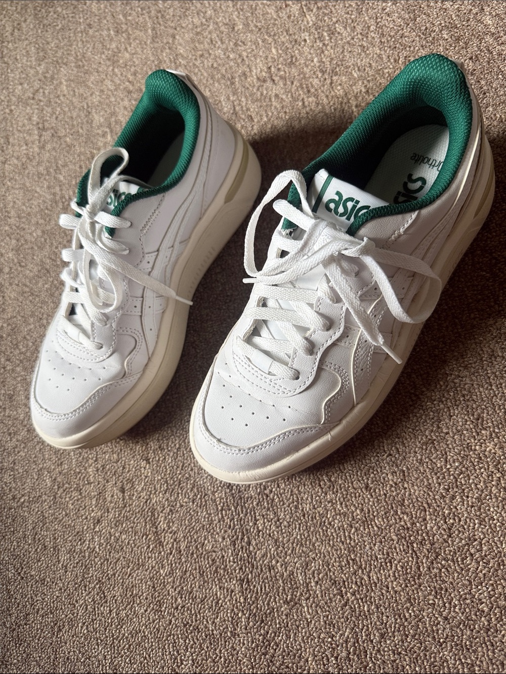 ASICS | Japan S ST sneakers in white and jewel green | size 7.5 | like new - Picture 3 of 4